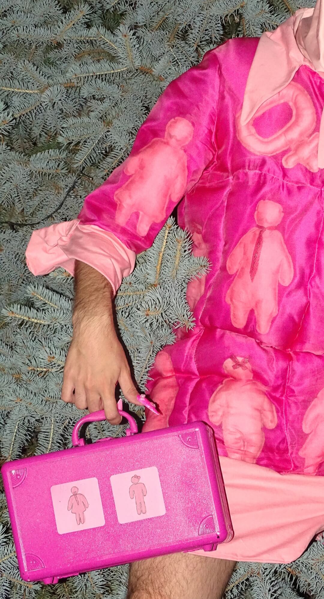 A pink thing